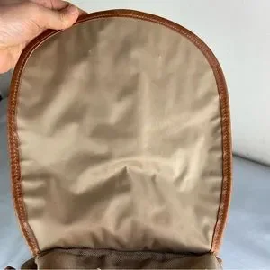 Vintage tan canvas and leather trim large adjustable strap backpack unisex unbranded | Bags | Vintage Tan Canvas And Leather Trim Large  main image 4